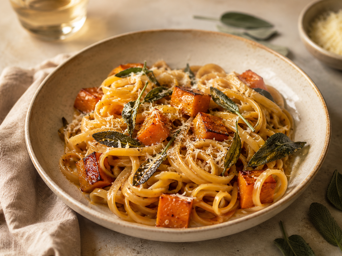 Butternut Squash, Sage & Brown Butter Pasta